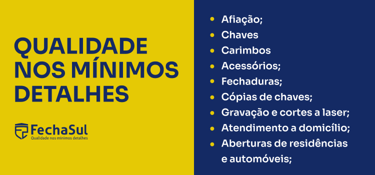 Qualidade nos Mínimos Detalhes