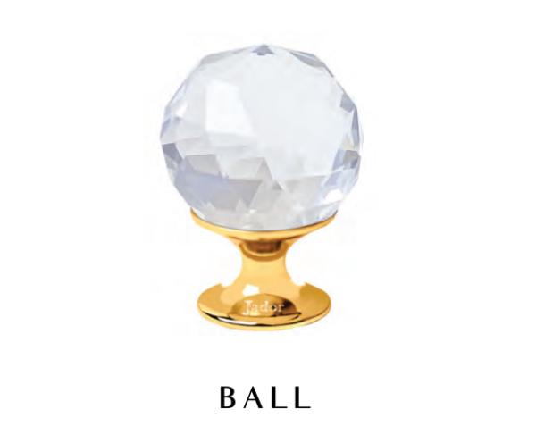 Puxador Ball 30mm Ponto Gold - Jador