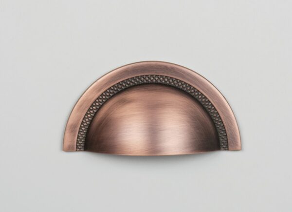 Puxador Shell 64mm Vecchio Cobre - Zen